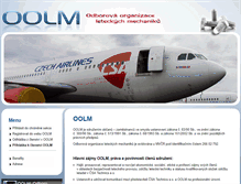 Tablet Screenshot of oolm.cz